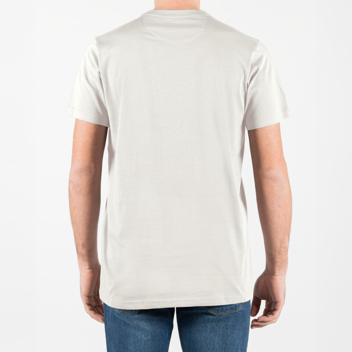 T-shirt basic con logo ricamato