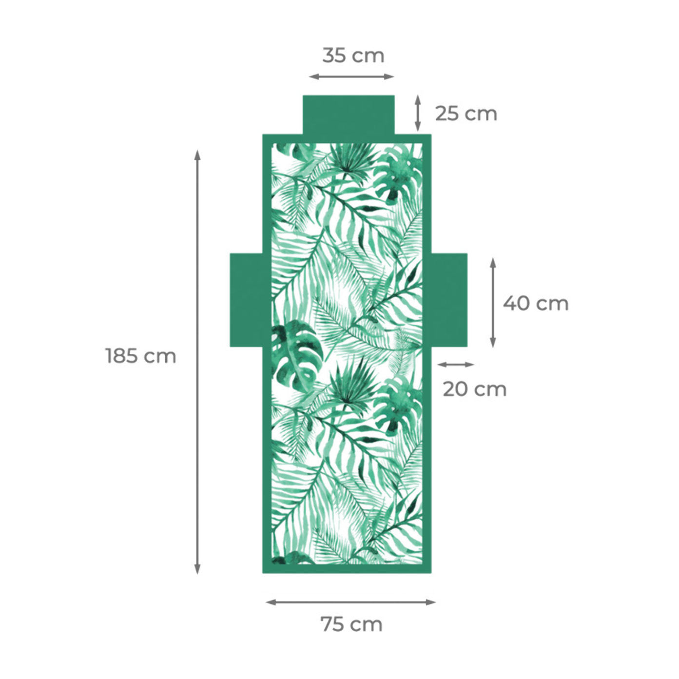 Telo Mare Lettino In Microfibra Disegno Summer