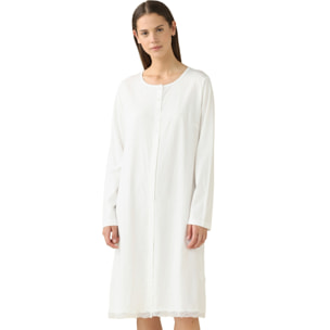 Camicia da notte donna estiva in cotone articolo essential. Noidinotte