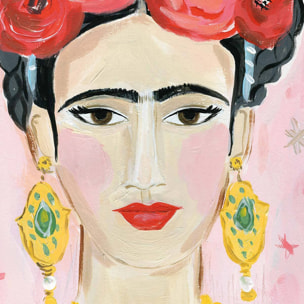 Papier peint roses frida pinkie Intissé