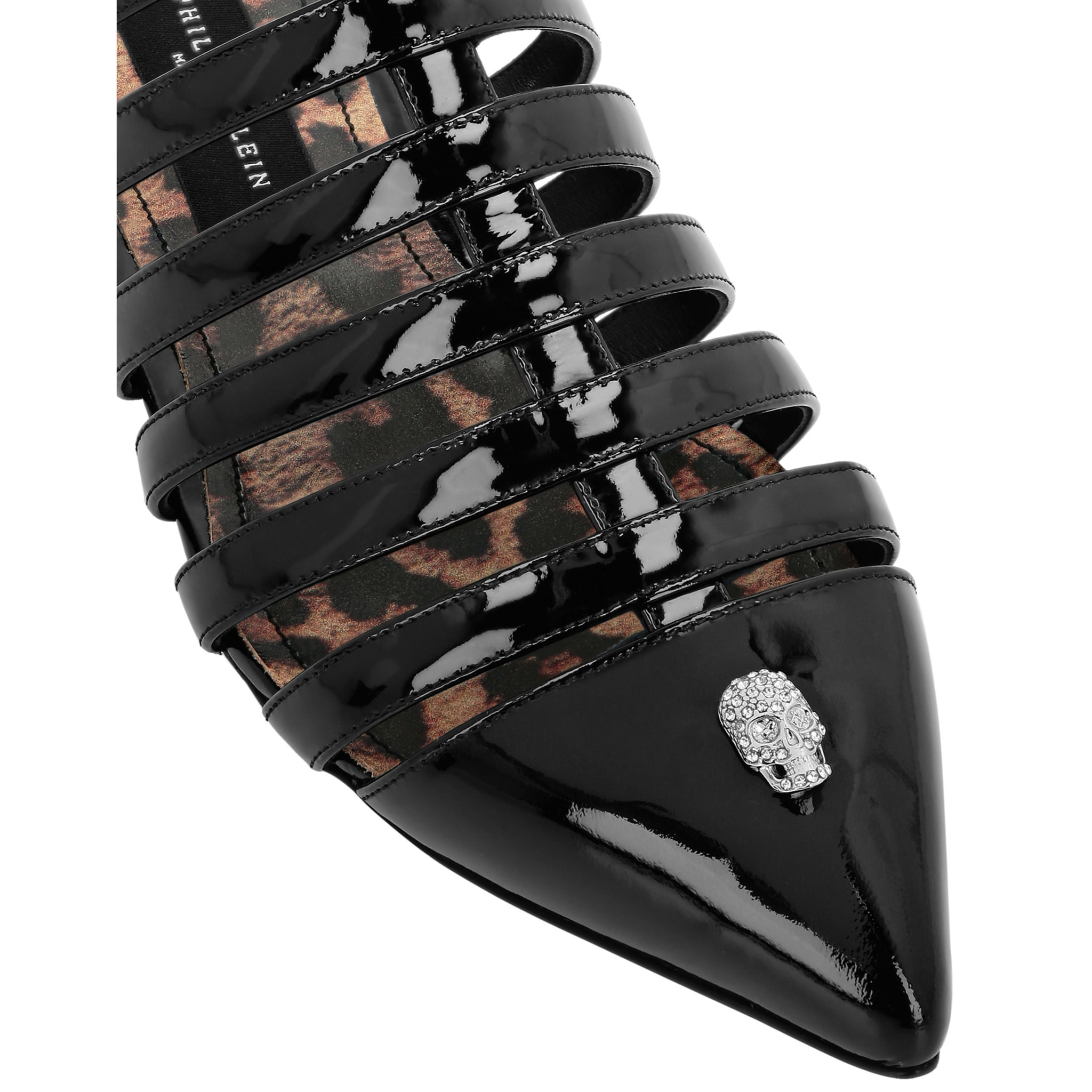 PHILIPP PLEIN Sandalias planas SKULL