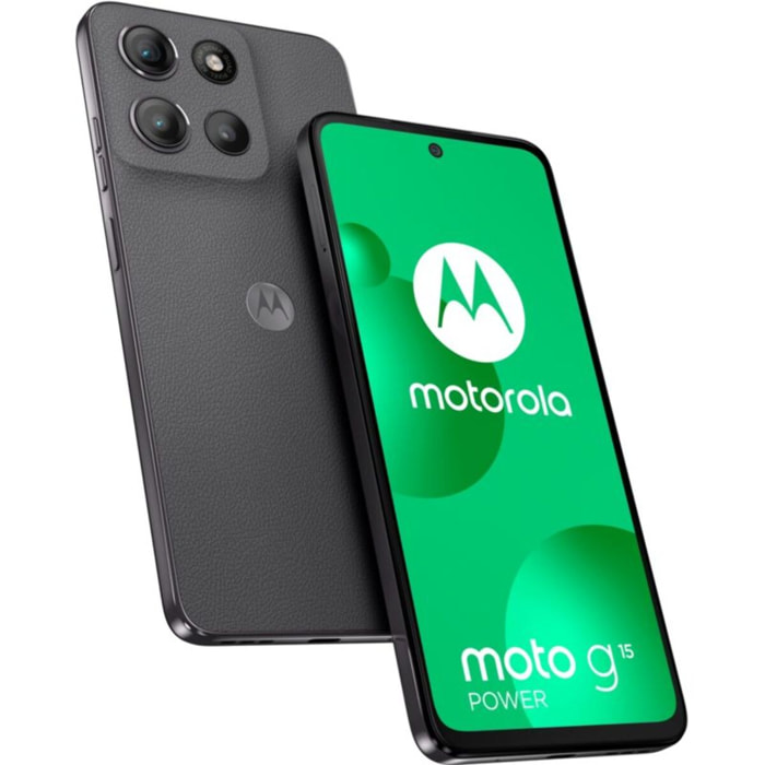 Smartphone MOTOROLA G15 Power Gris 256Go
