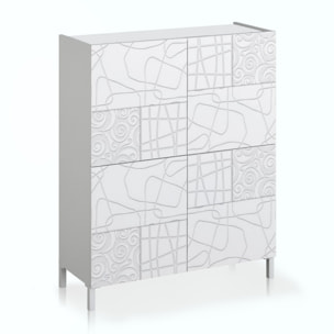 Tomasucci armoire haute EDDY GRAPHIC Blanc