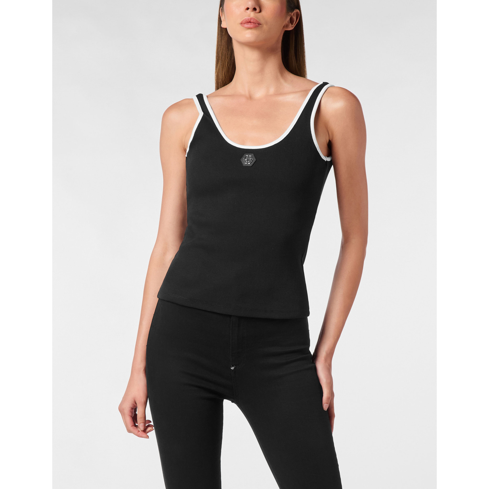 PHILIPP PLEIN Camiseta de tirantes HEXAGON