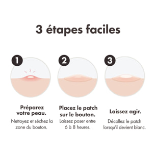 HERO Mighty Patch - Patchs Anti-Acné Surface 10 Patchs