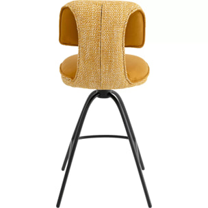 Tabouret de bar Helli ocre Kare Design