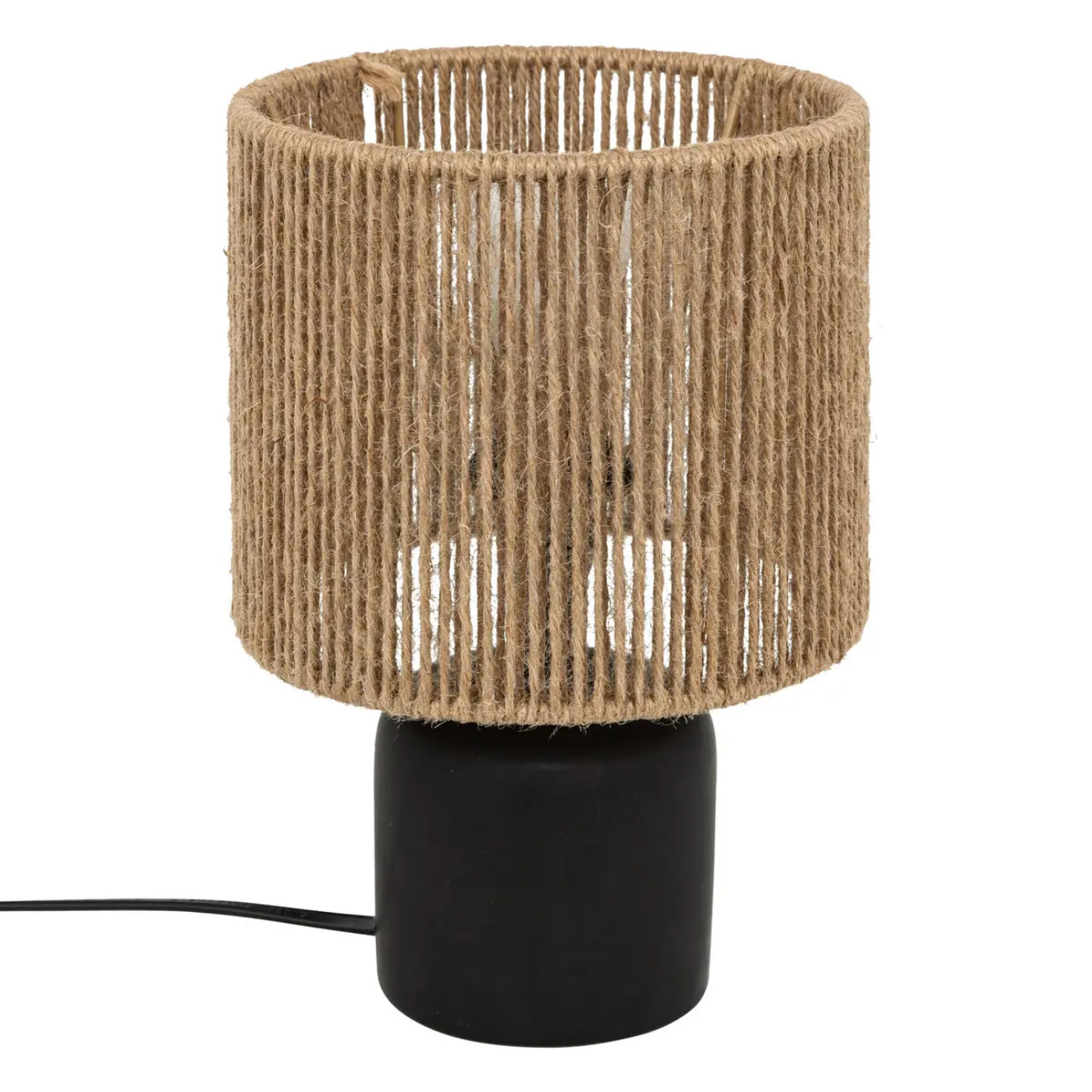 Lampe à poser Koby noir H24cm