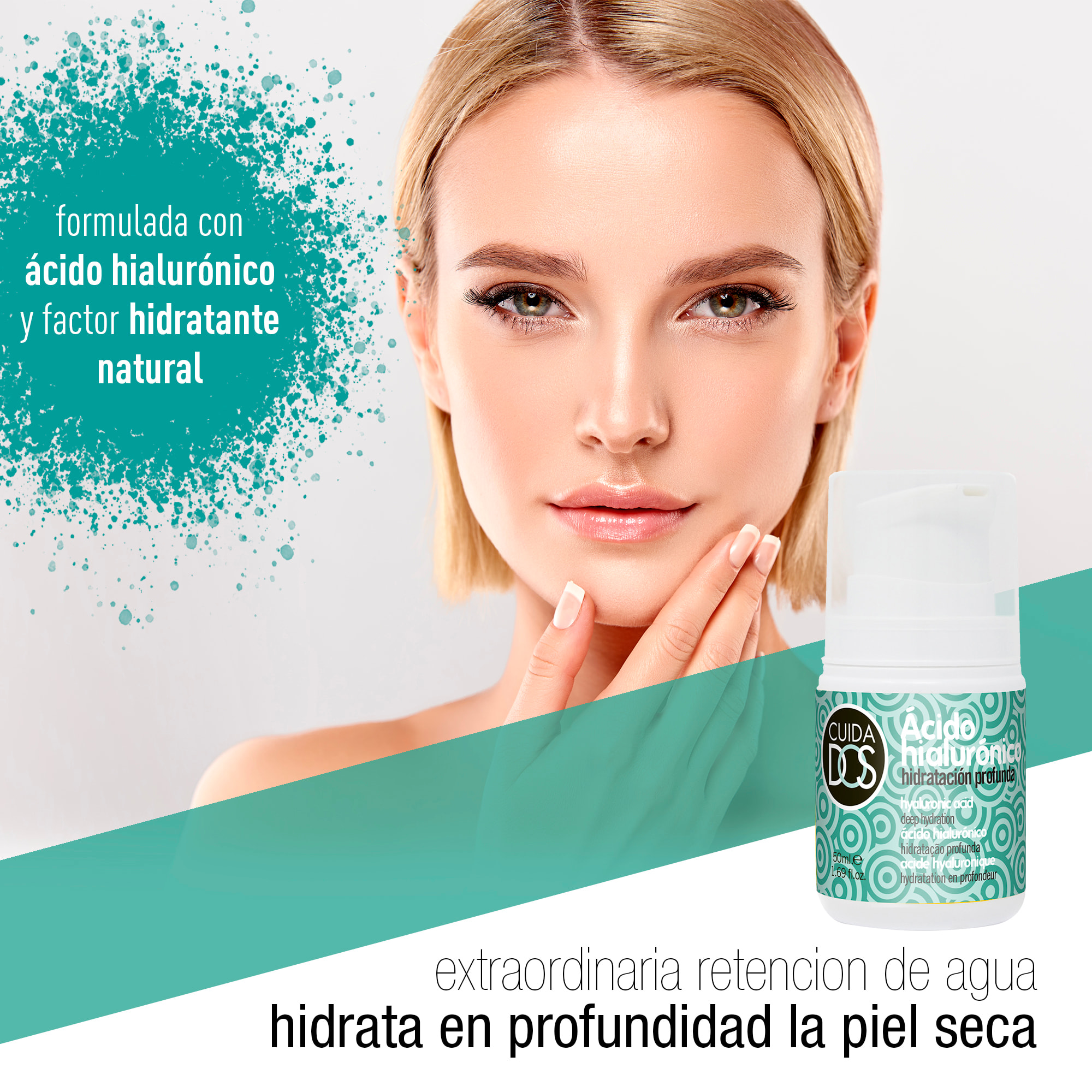 Valquer Crema facial Ácido hialurónico - 50 ml