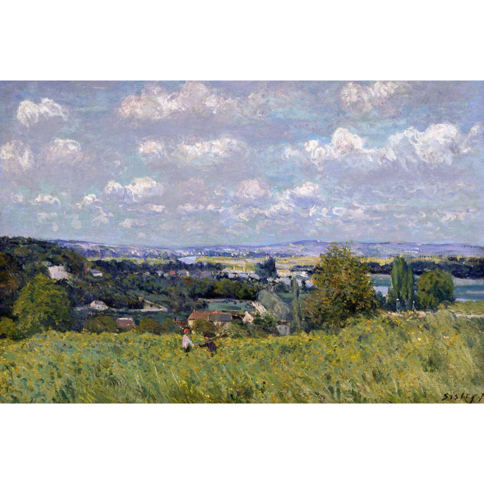 Tableau la vallée de la seine à saint cloud Toile imprimée