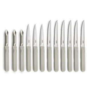 Energy Ecru - Set de 12 pièces de petite coutellerie