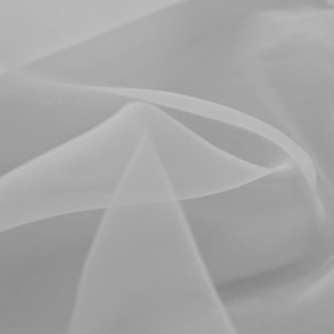 Tissu en organza non feu M1 - Blanc