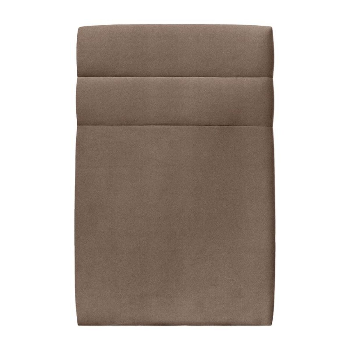 Tete de lit Bandes Horizontales Velours - Rembourrée A poser