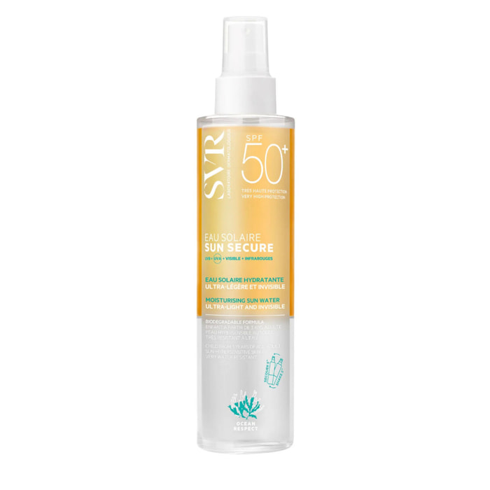 Sun Secure SPF50+ - Eau Solaire Hydratante