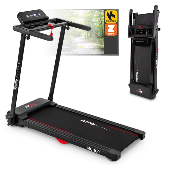 Tapis de course pliable FITFIU 14 km/h ultra-compact 2.0 HP