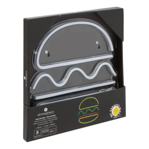 Néon LED Burger 30x30cm
