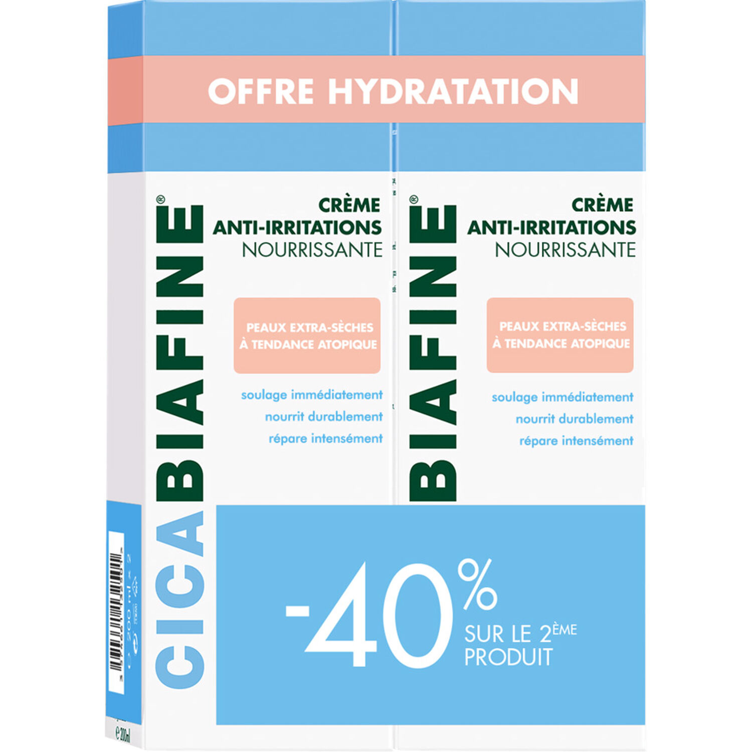 Crème Anti-Irritations - Duo Crème Corporelle Anti-Irritations 2x200ml