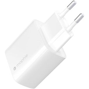 Chargeur USB C MOPHIE 30W GaN Blanc