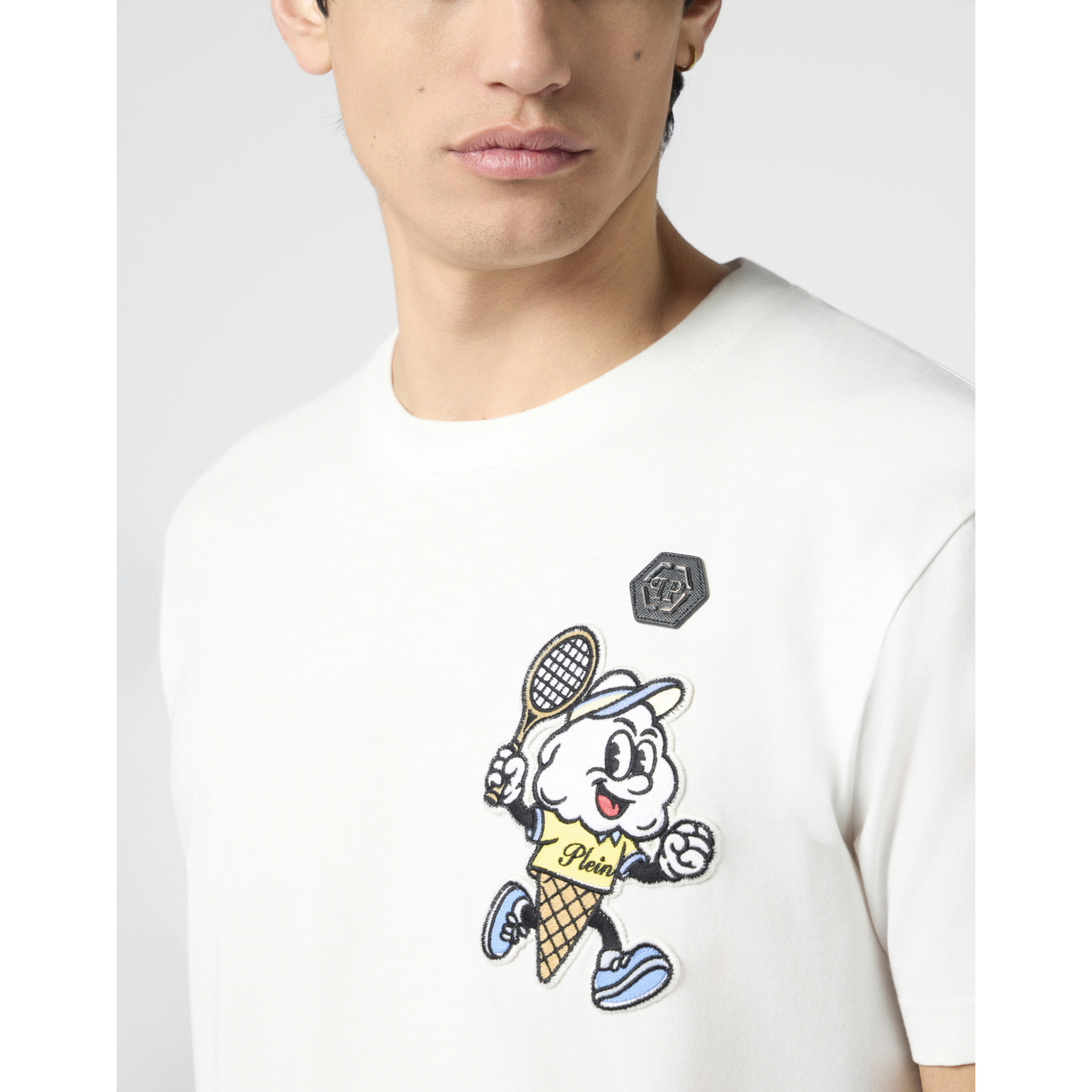 PHILIPP PLEIN Round Neck T-Shirt Gelato Monsters
