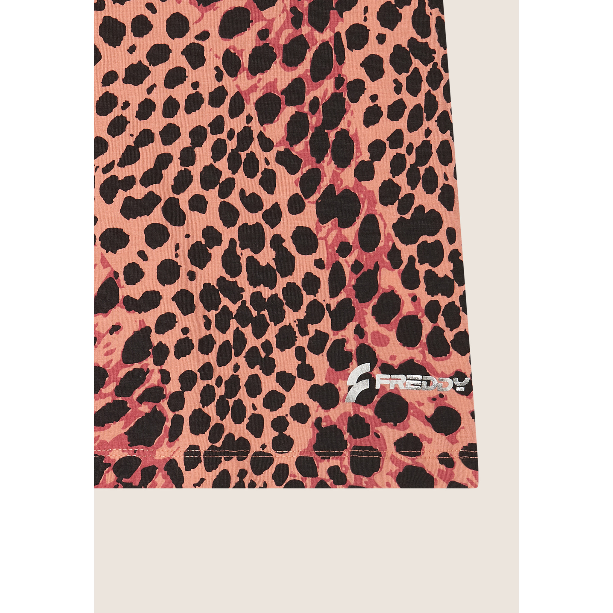 T-shirt regular fit in jersey animalier