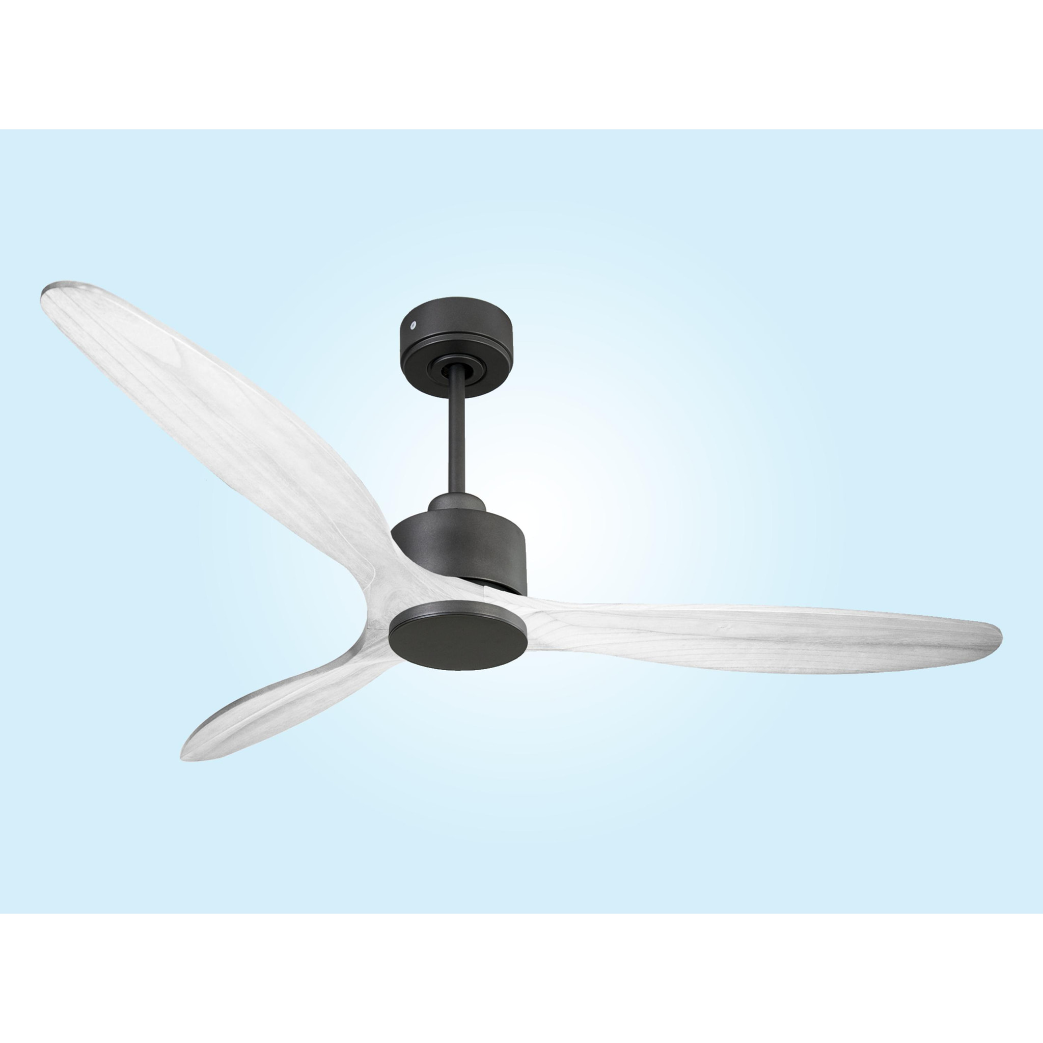 Ventilateur de plafond Réversible  Thermostat Wifi Moteur à courant continu Toits en pente Télécommande Hypersilence Mémoire