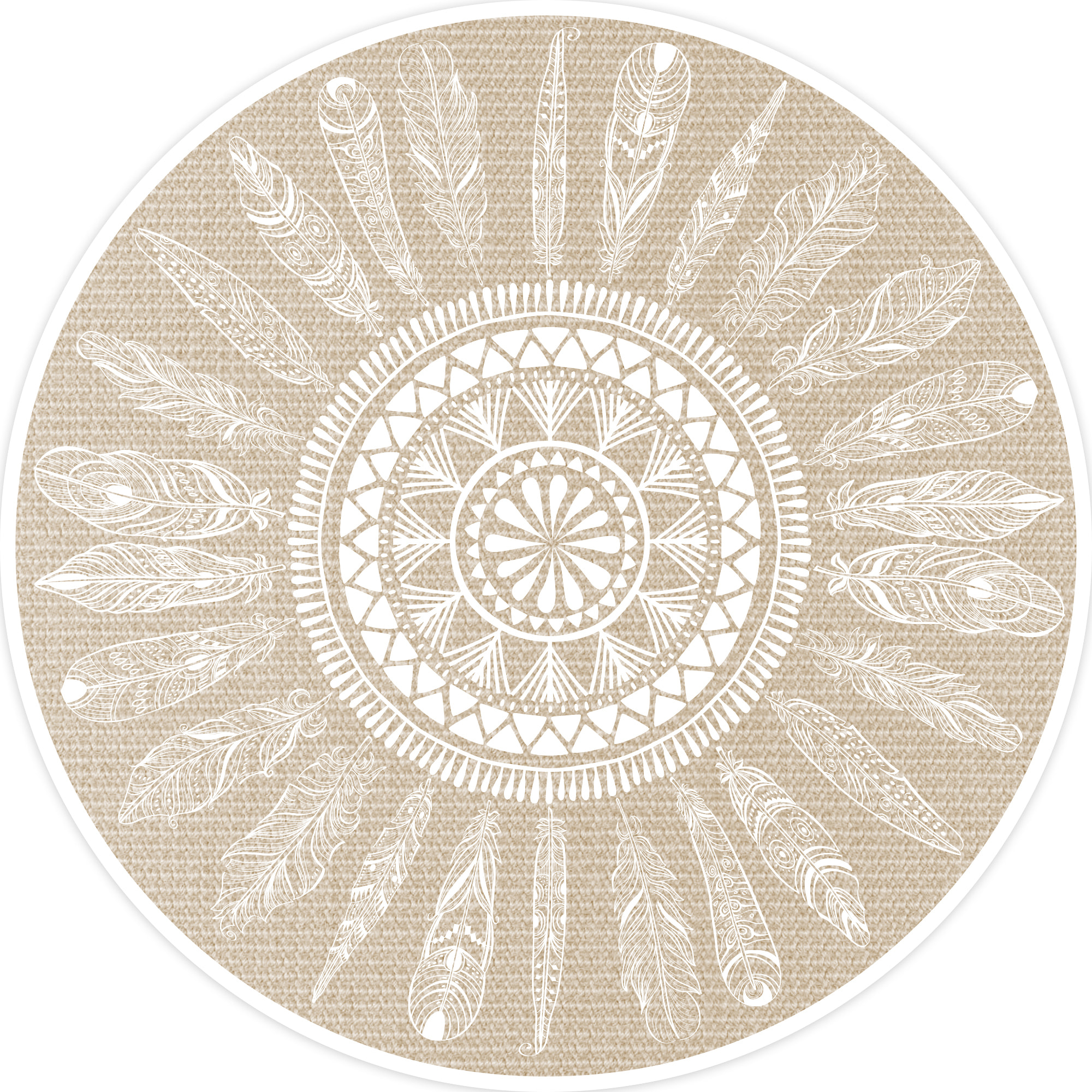 Alfombras vinílicas de Ceramiko - Plumas 1