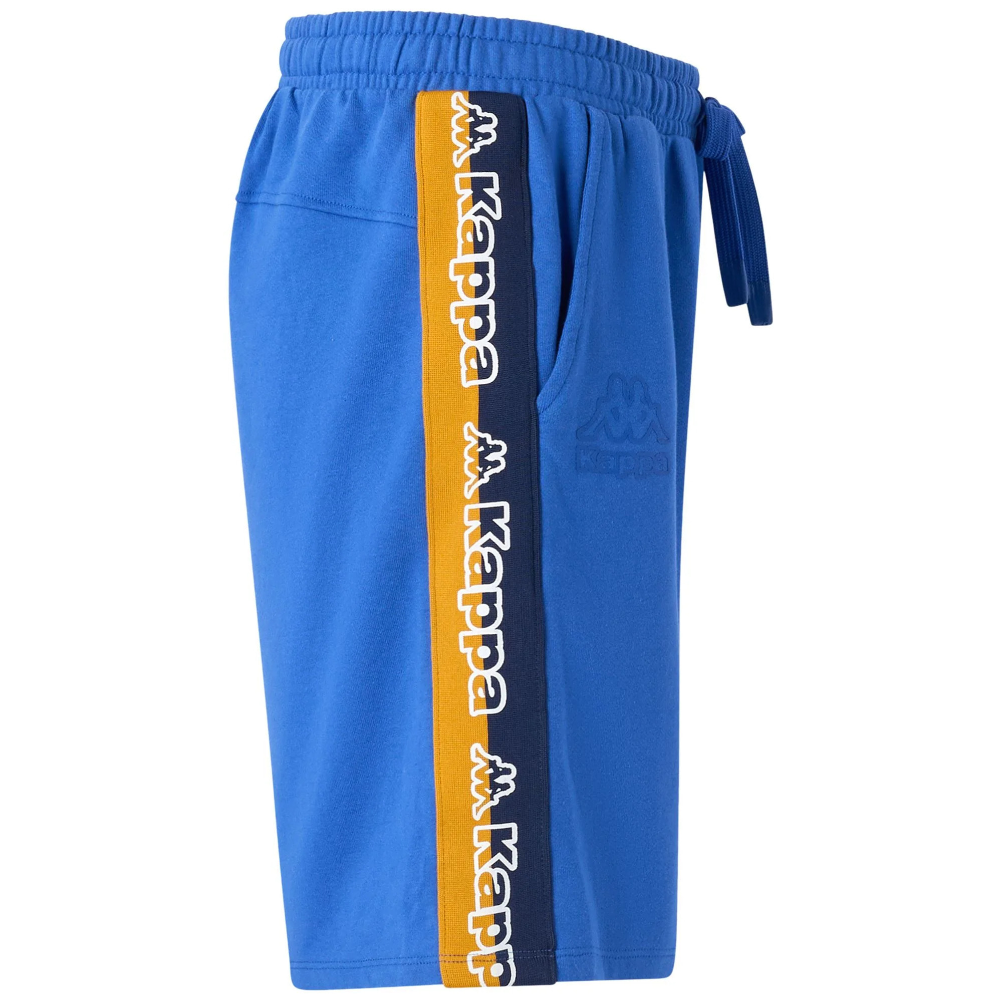 Kappa - Pantaloni Corti Uomo Blu - Logo Tape Gerri