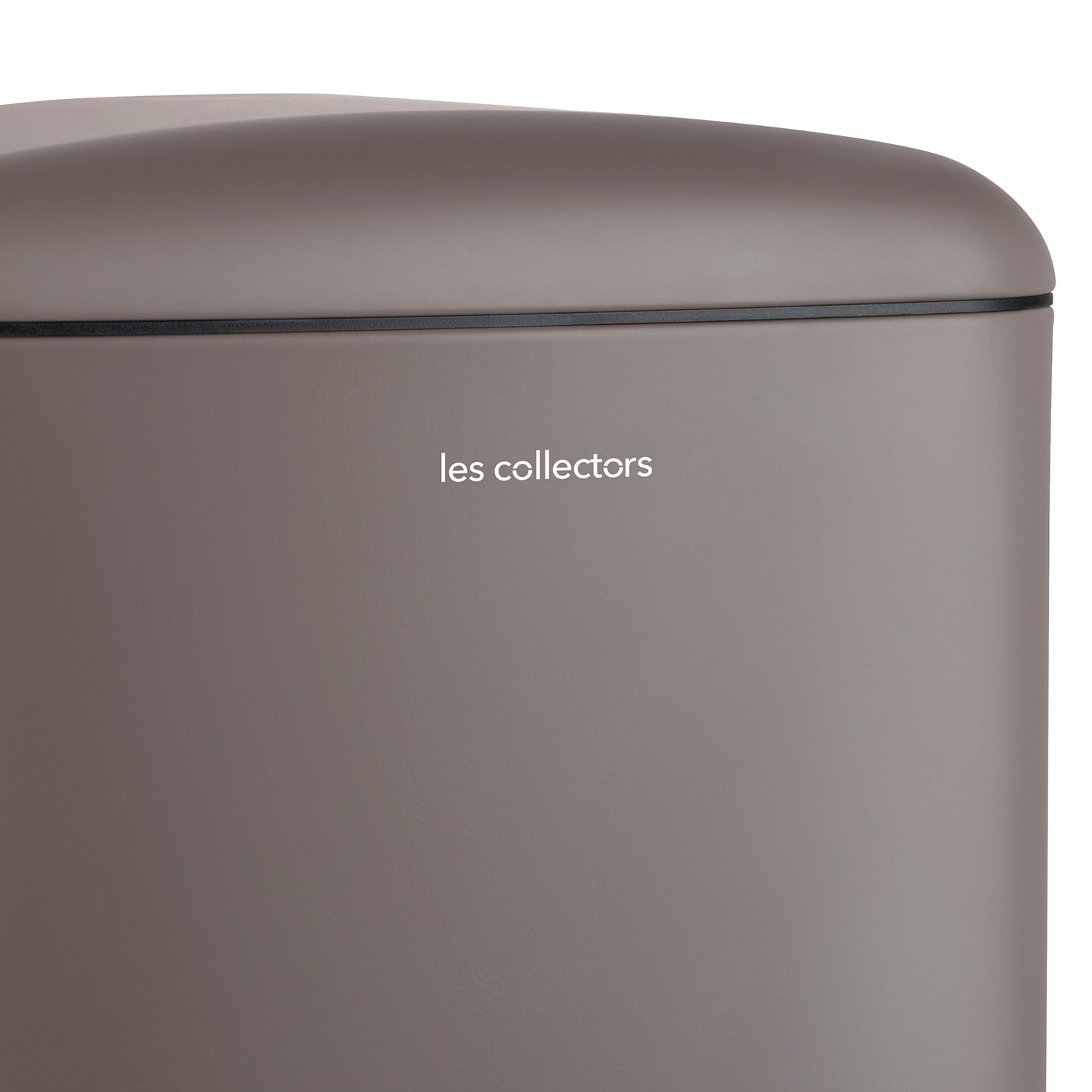 Les Collectors n.883 Cubo de basura de cocina con pedal de acero inoxidable, capacidad 40 L, compacto, prÃ¡ctico, sello interior extraÃ­ble, diseÃ±o elegante acabado mate, resistente, cierre silencioso