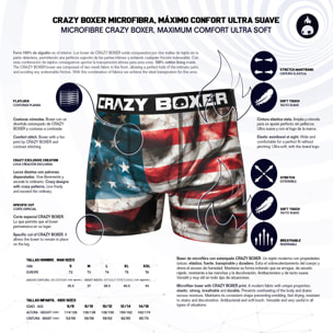 Calzoncillos Crazy Boxer USA para hombre