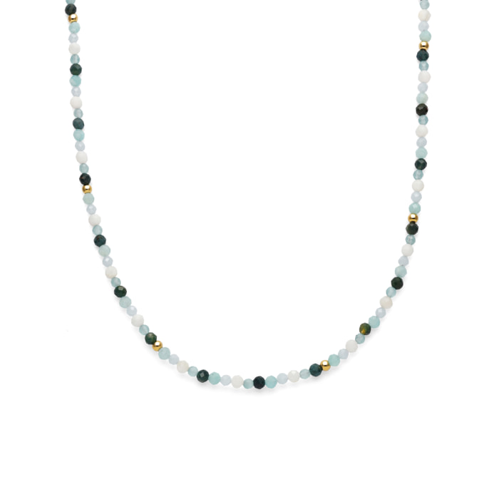 Collar Long Altea Ice Acero long Baño Oro