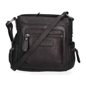 Borsa a tracolla  da uomo In Vera pelle Made in Italy 23x21x10 cm