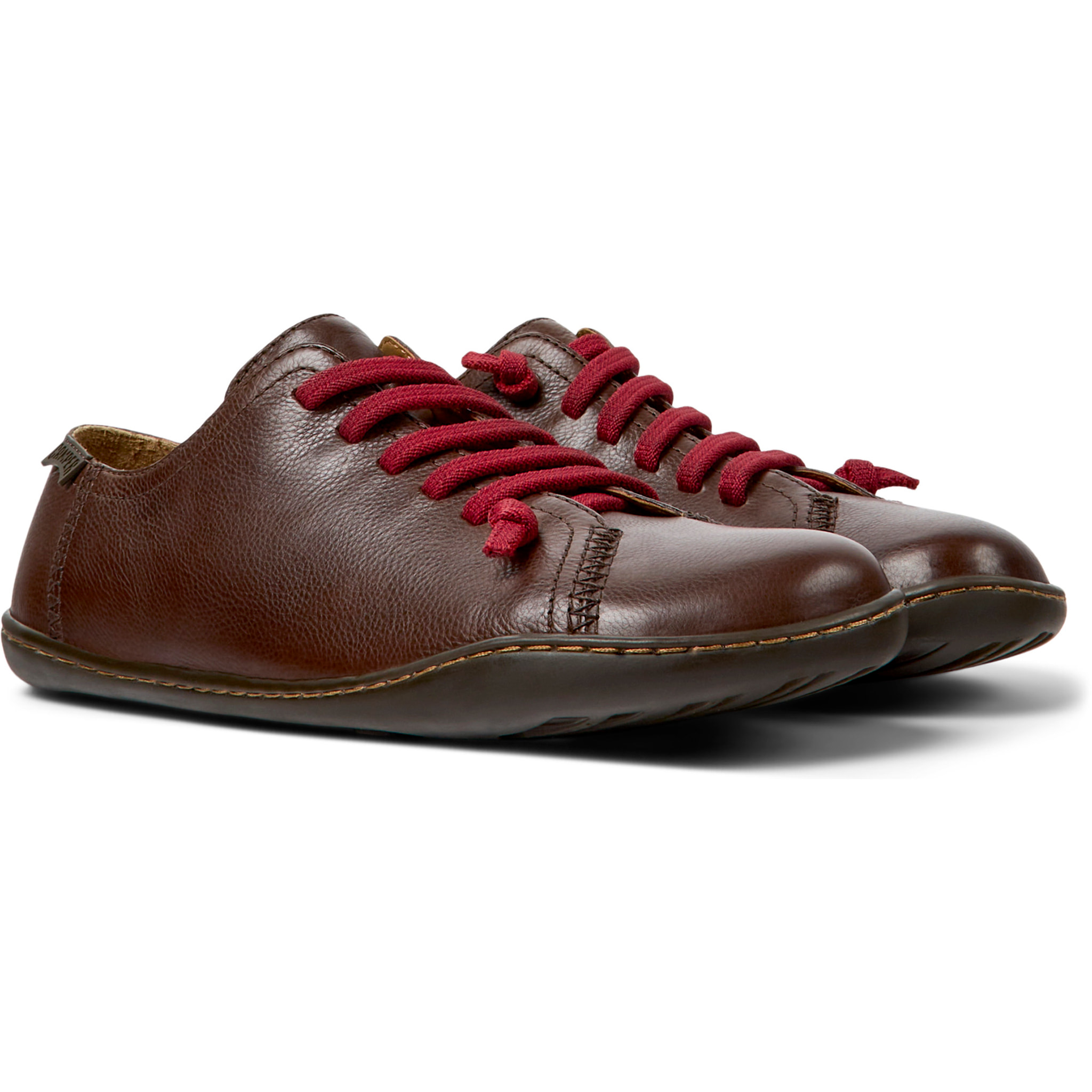 Sneakers - CAMPER Peu Cami - Marrone - Pelle liscia