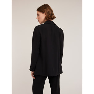 Motivi - Blazer oversize con doble botonadura - Negro