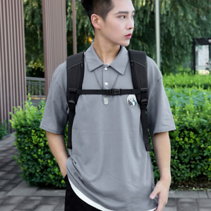 DAM Mochila para Laptop con interfaz de carga USB. 30x14x47 Cm. Color: Negro