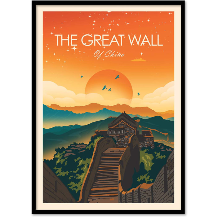 Affiche - The great Wall of China - Studio Inception