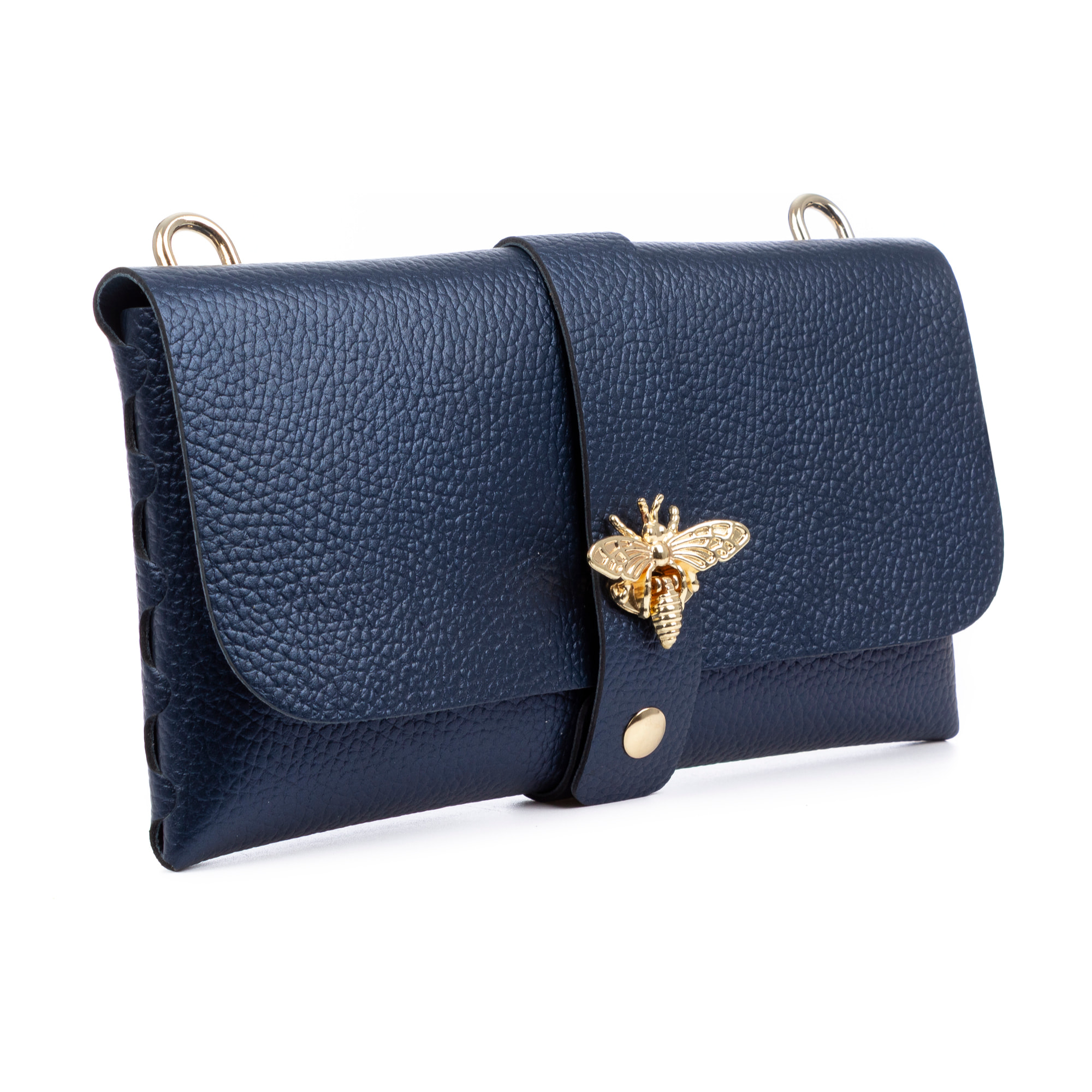 Borsa a tracolla da donna Amaseno. Vera pelle Dollaro.