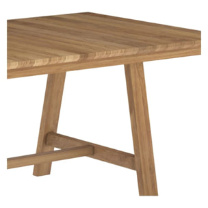 Table de jardin 240 cm en bois de teck massif - Budi