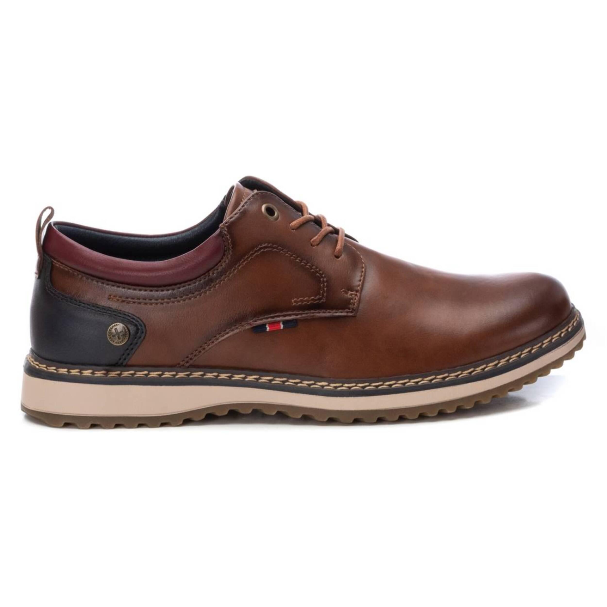 Zapato blucher/derby camel