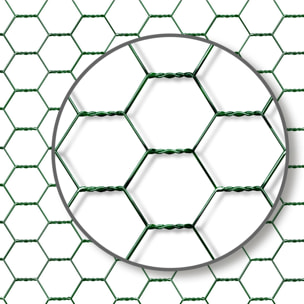 Enclos grillagé pour poules 18m² - 3x6m