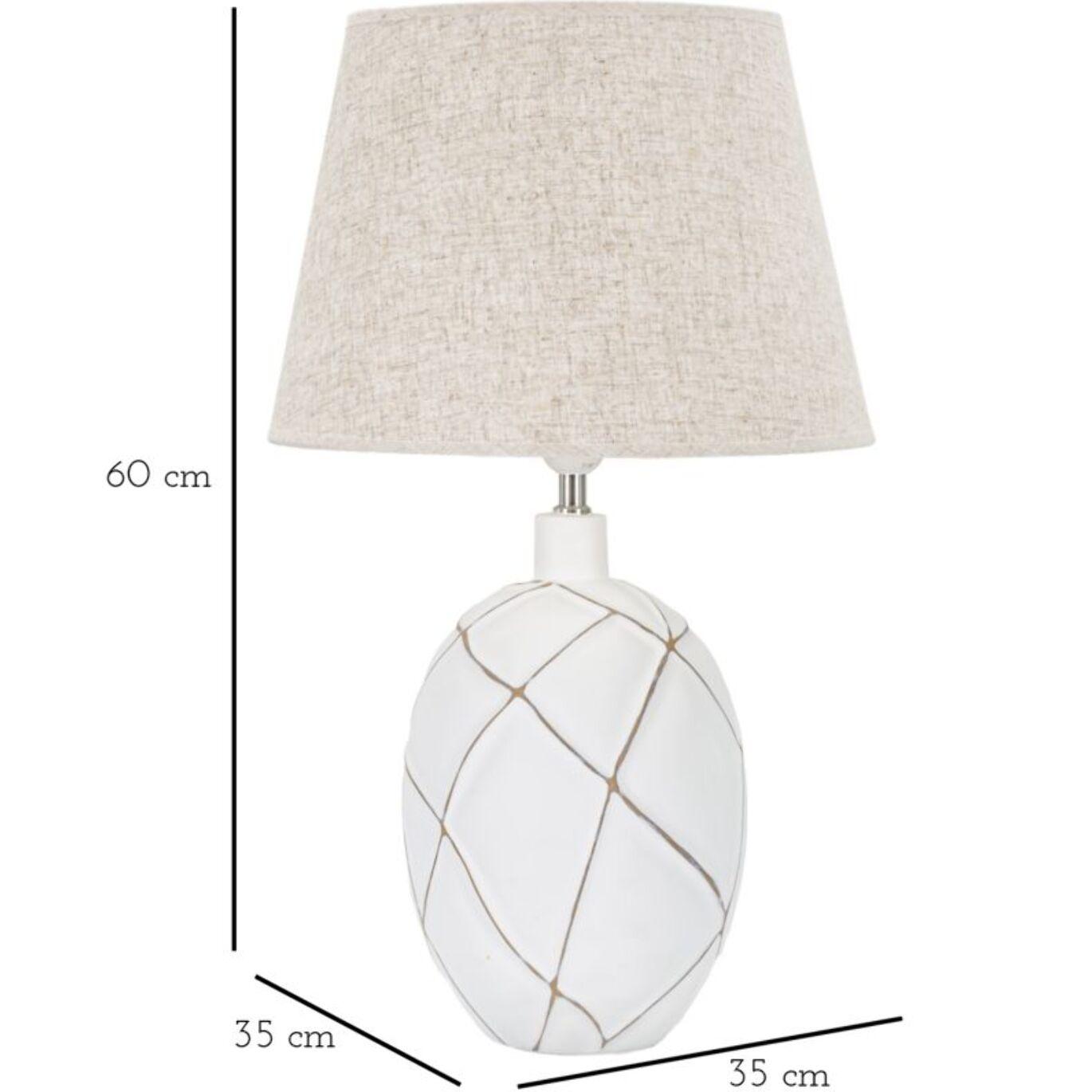 LAMPADA DA TAVOLO RESINA LINES CM Ø 35X60