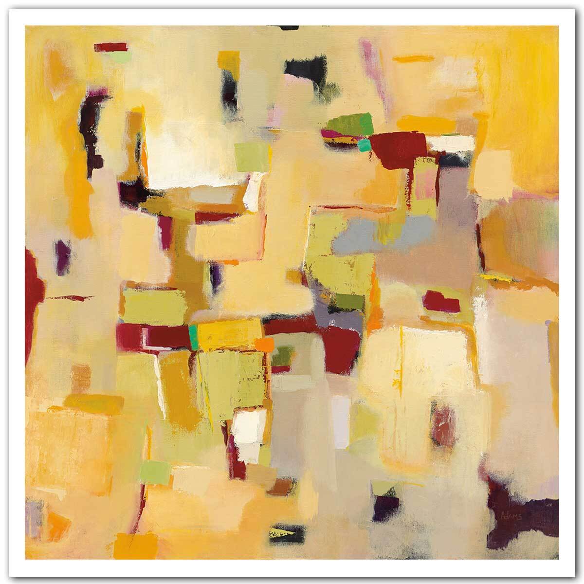 Poster casa ocre Affiche seule