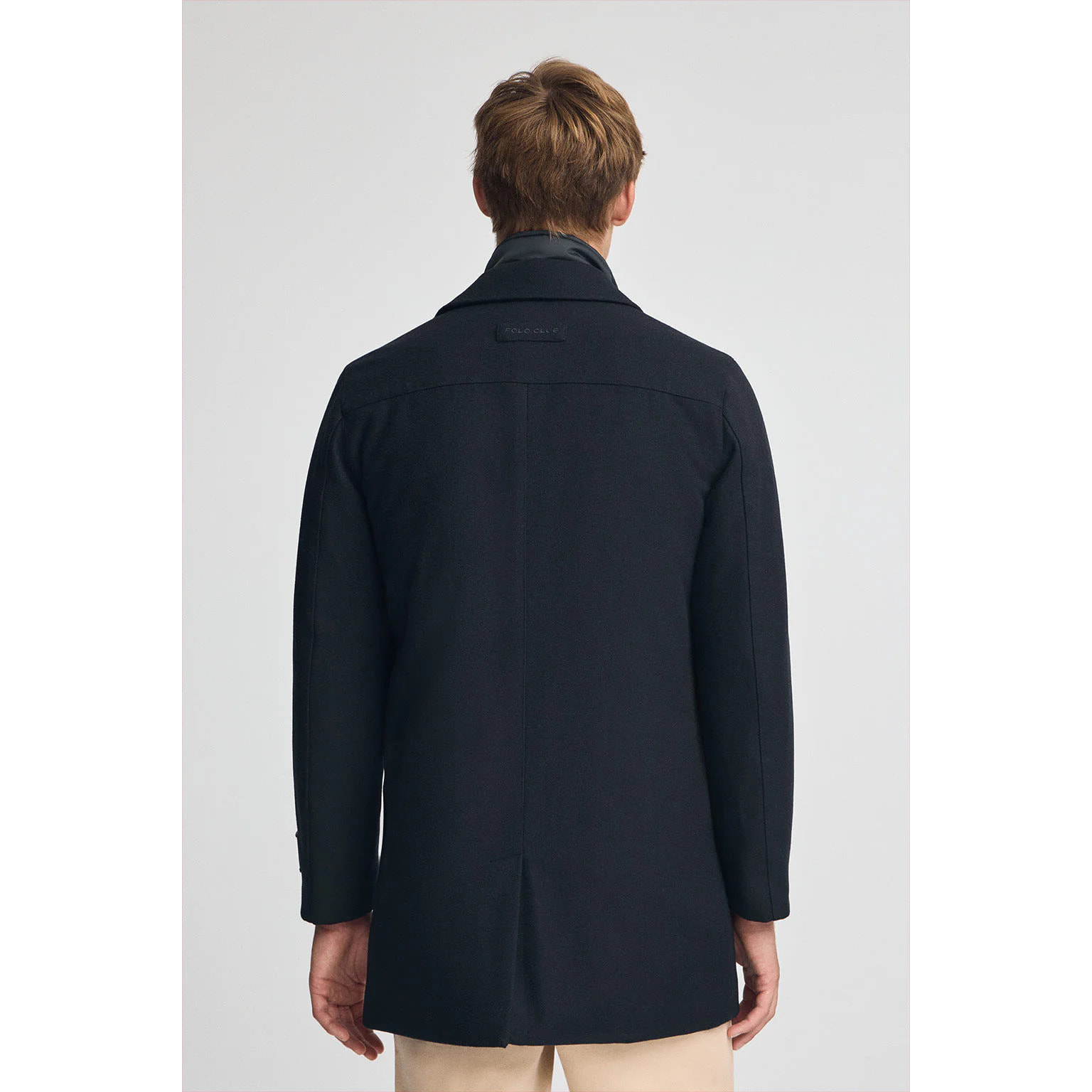 Chaqueta Jefrey azul marino con logo Polo Club