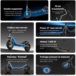 Trottinette électrique XIAOMI Electric Scooter 6 Pro Noir