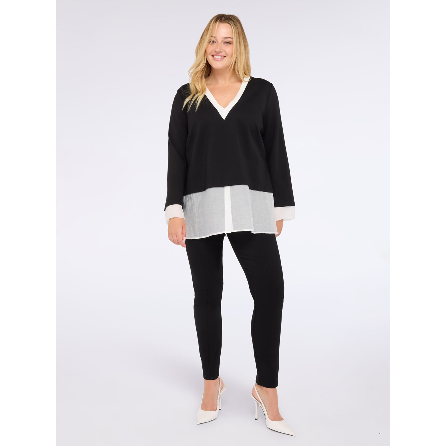 Fiorella Rubino - Jeggings con elástico en la cintura - Negro