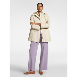 Elena Mirò - Parka con capas y capucha - Beige