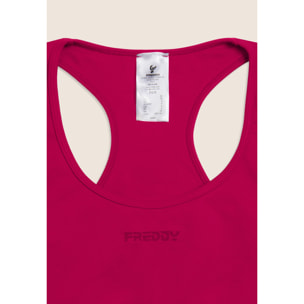 Tuta Jumpsuit Seamless Short con cut-out sulla schiena