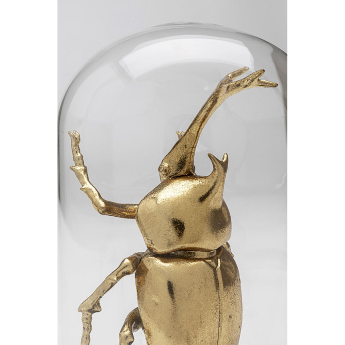 Déco scarabée rhinocéros doré Kare Design