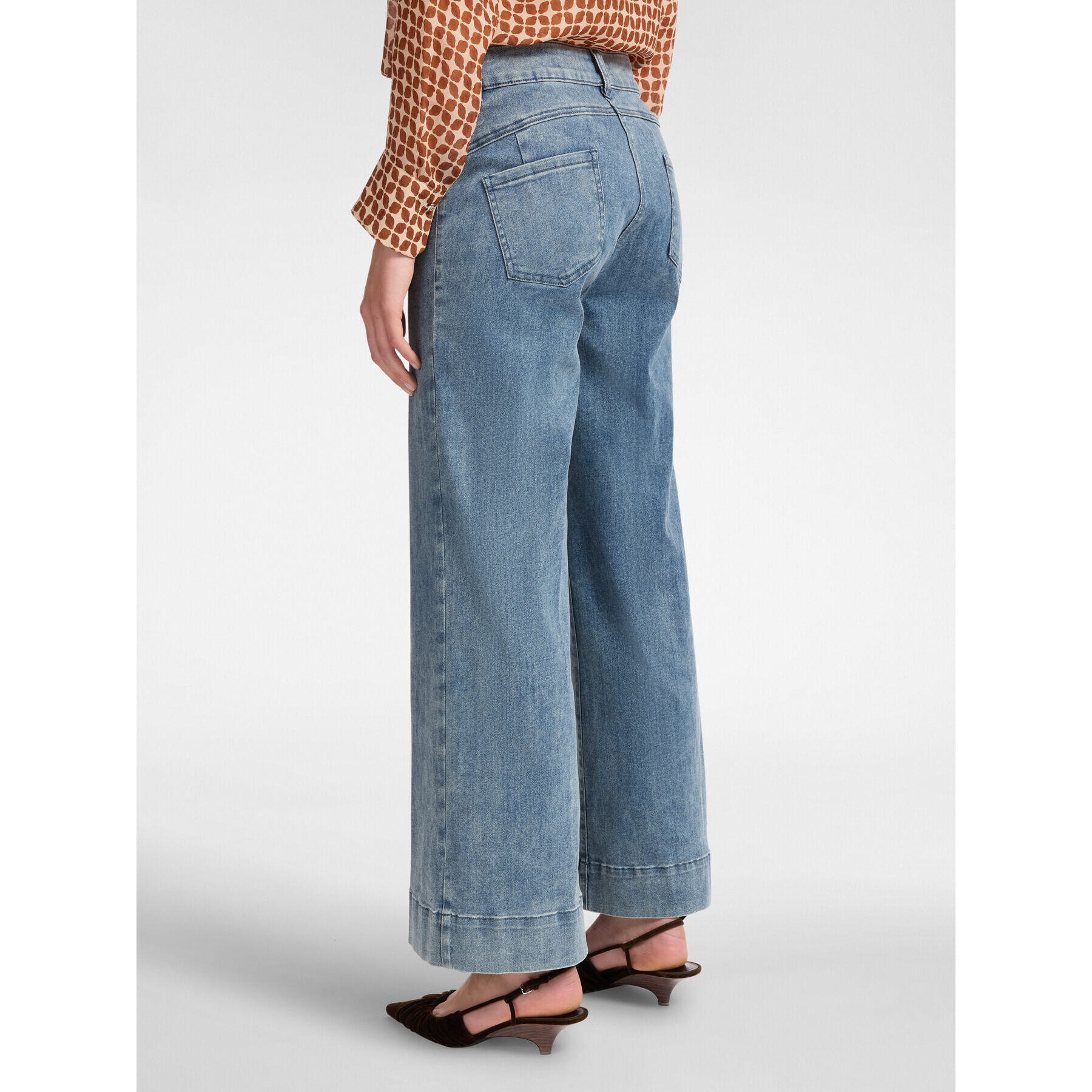 Elena Mirò - Jeans de 5 bolsillos marinero, "Mary" - Azul