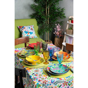 Nappe 140×240 Excelsa – Mexican Flowers, Coton Multicolore