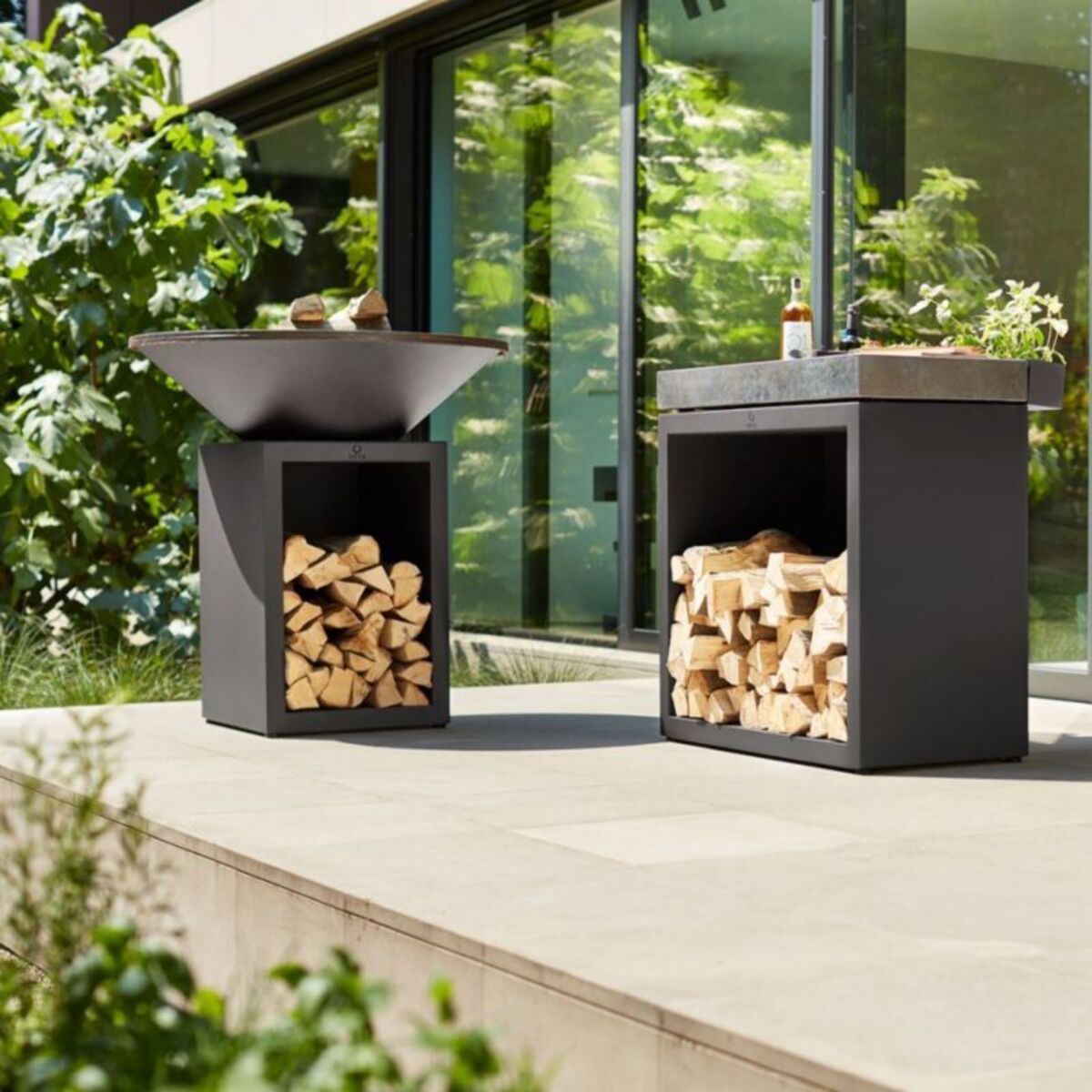 Brasero OFYR Classic Storage Black 100 OC3B100