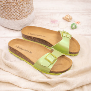 SANDALIA BABUNKERS VERDE